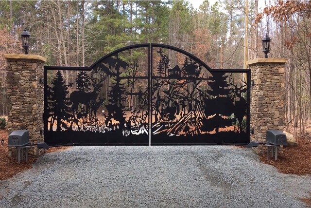 Wrought Iron Fence Quinte Fence Installation   Quinte Fence Installations Of An Automatic Custom Gate 